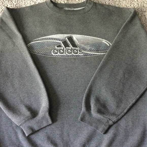Adidas Crewneck Sweatshirt Size Large - Picture 3 of 8